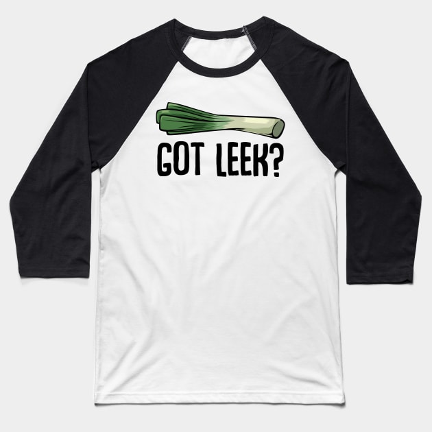 Leek Vegan Baseball T-Shirt by Lumio Gifts